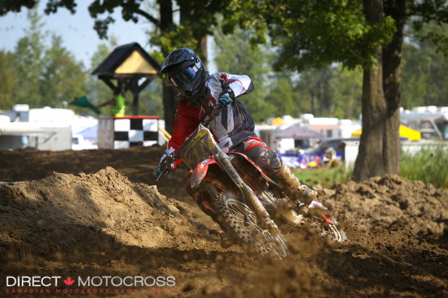 He was up against some fast riders in his classes: 250B 7th, 450B 3rd, College 25th. 