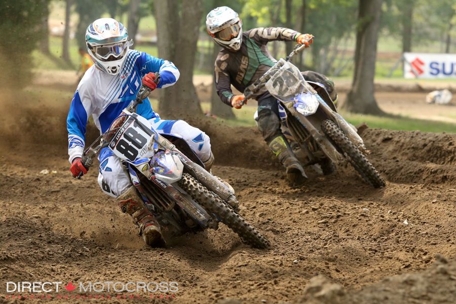 While these two were scrapping it out up front, Forkner was quickly making up time behind them.