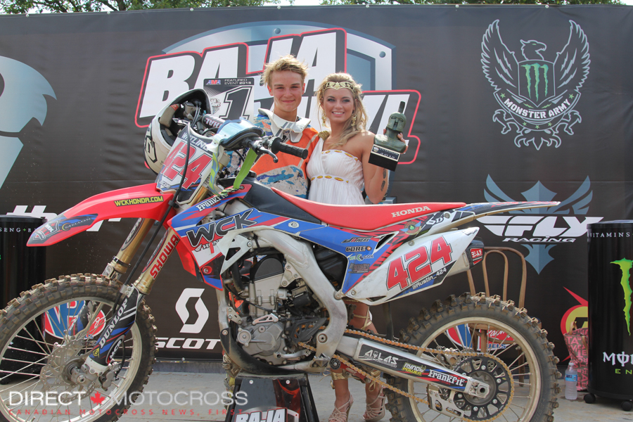 He took the 250C title, finished 18th in 450C, and 9th in Schoolboy 2.