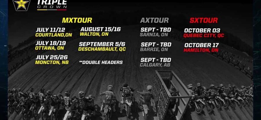 2020 Rockstar Triple Crown Tour Schedule (May)