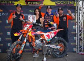 KTM RED BULL THOR FACTORY RACING’S COLE THOMPSON CLINCHES SX TOUR CHAMPIONSHIP WITH TOP-NOTCH PERFORMANCES AT GOPHER DUNES
