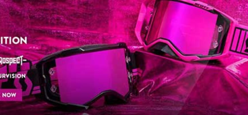Upgrade to Legend Status with the New SCOTT Pink Edition Goggles!