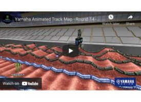 Yamaha Animated Track Map | Atlanta SX #2 – Round 14