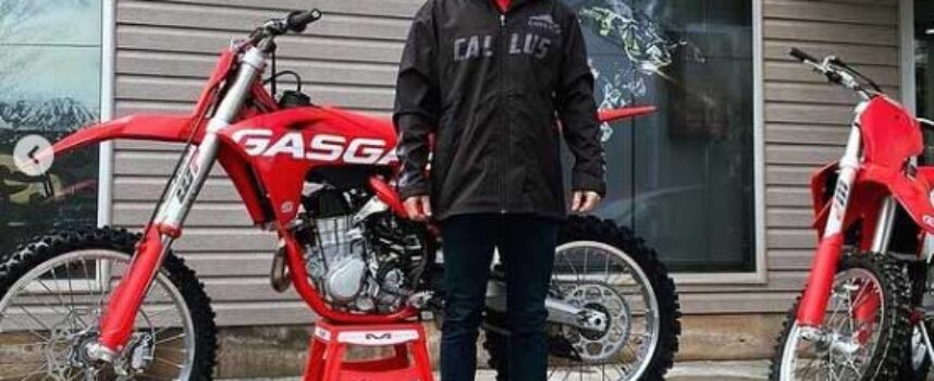 Cob Mountain Sports and Gas Gas Canada Make It Official with Tyler Medaglia