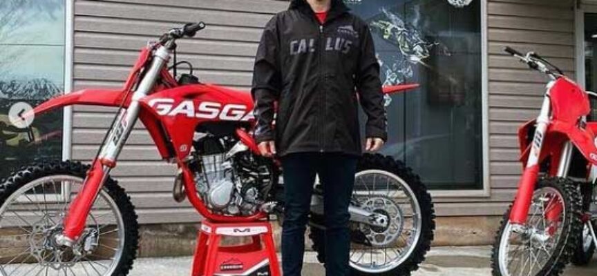 Cob Mountain Sports and Gas Gas Canada Make It Official with Tyler Medaglia