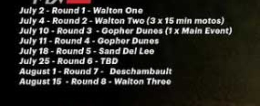 2021 Canadian Triple Crown Updated Schedule