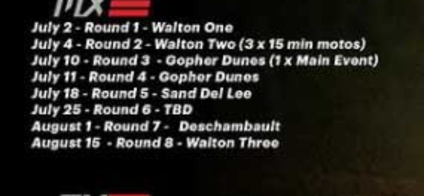 2021 Canadian Triple Crown Updated Schedule