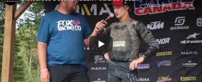 Video | Motocross Deschambault Podiums | 2021 Canadian MX Nationals Round 6
