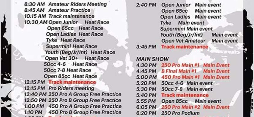 Triple Crown Series Supercross Rounds 1-2 Schedule/Need to Know