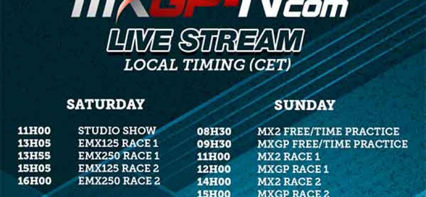 MXGP of Garda | Broadcast Schedule