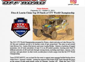OTSFF’s André Laurin Top 10 at UTV World Championship