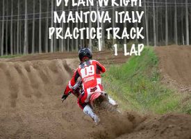 Video | Dylan Wright 1 Lap at the Mantova Italy Practice Track