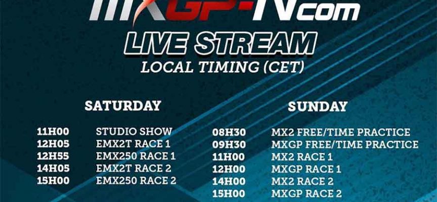 MXGP Weekend Schedule