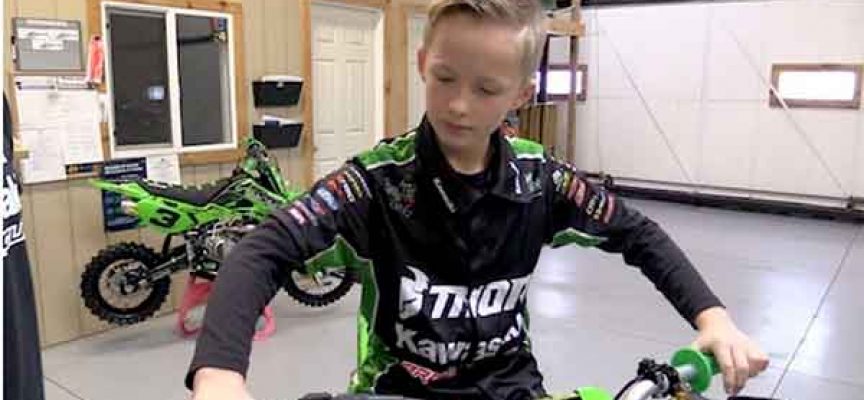 CTV News | Sixth grader inks ‘once in a lifetime’ motocross deal