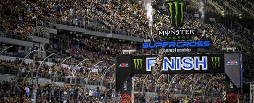 Eli Tomac Grabs Record-Breaking Sixth Daytona Supercross Victory