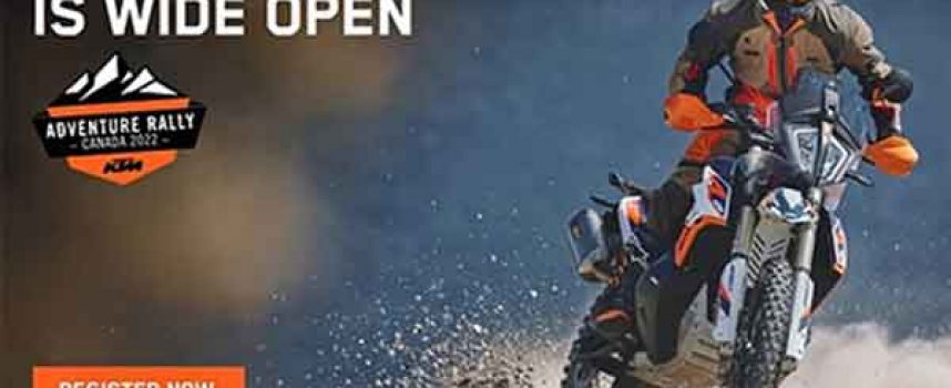 KTM CANADA ANNOUNCES DETAILS FOR 4TH ANNUAL KTM ADVENTURE RALLY CANADA