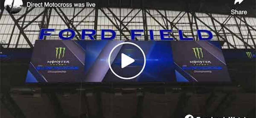 Live Detroit Supercross Track Walk