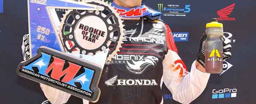 Cullin Park Wins 2022 AMA 250 SX Rookie of the Year