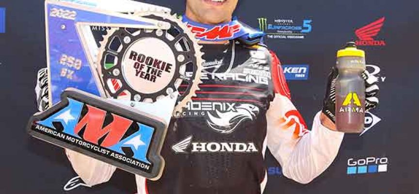 Cullin Park Wins 2022 AMA 250 SX Rookie of the Year