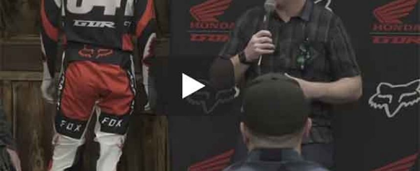 Watch Honda Canada GDR Fox Racing Team Launch Press Conference