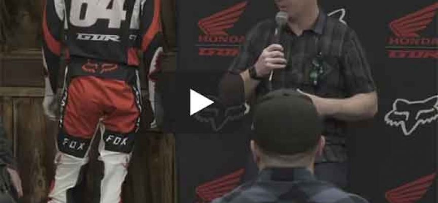 Watch Honda Canada GDR Fox Racing Team Launch Press Conference