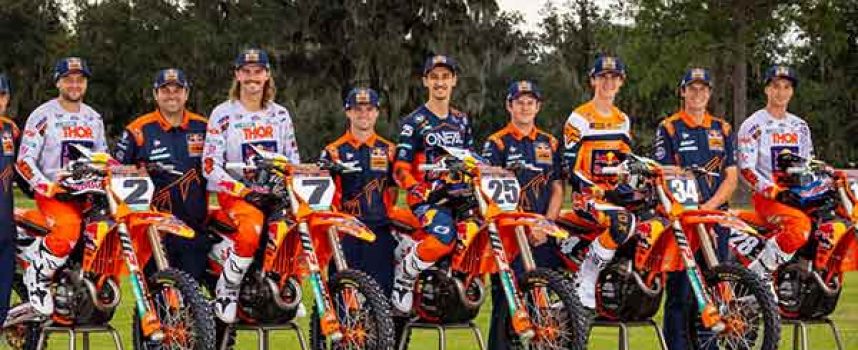 RED BULL KTM FACTORY RACING TEAM ANNOUNCES FIVE-RIDER LINEUP FOR 2023 SUPERMOTOCROSS WORLD CHAMPIONSHIP SEASON