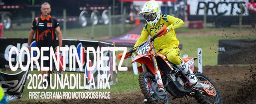 Video | Corentin Dietz First-Ever AMA Pro Motocross Race | 2025 Unadilla