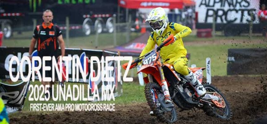 Video | Corentin Dietz First-Ever AMA Pro Motocross Race | 2025 Unadilla
