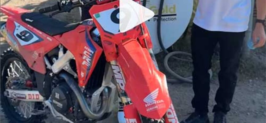 Dylan Wright Gets Canadian Superbike Road Racer Ben Young on His CRF450