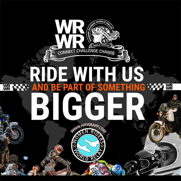 Women Riders World Relay WRWR Logo