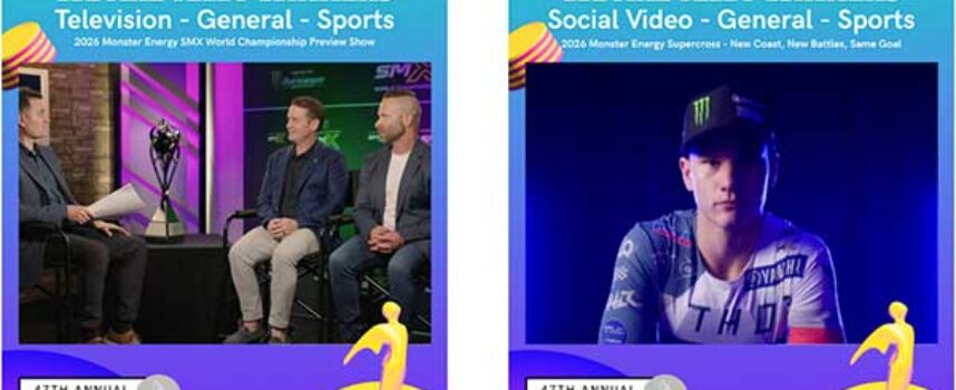 The SMX League Wins Three Telly Awards for Television and Social Content Produced Around the Monster Energy SMX World Championship Series