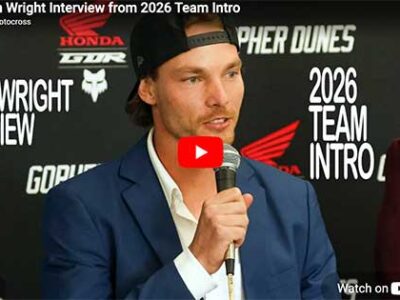 Video Interview with Dylan Wright at the 2026 GDR Honda Team Introduction