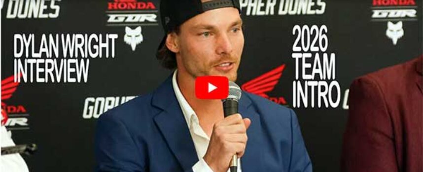 Video Interview with Dylan Wright at the 2026 GDR Honda Team Introduction