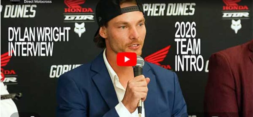 Video Interview with Dylan Wright at the 2026 GDR Honda Team Introduction