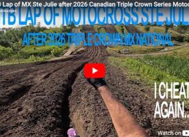 MTB Lap of Motocross Ste Julie after 2026 Triple Crown MX National