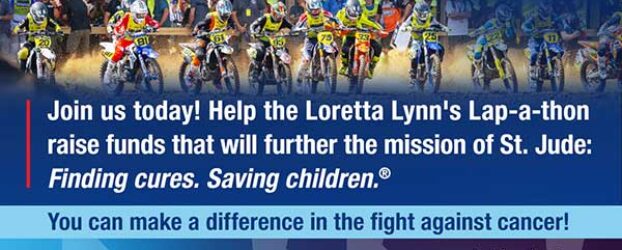 Love Moto Stop Cancer Initiative Brings Support of St. Jude Children’s Research Hospital to Loretta Lynn’s with Lap-a-Thon Fundraiser