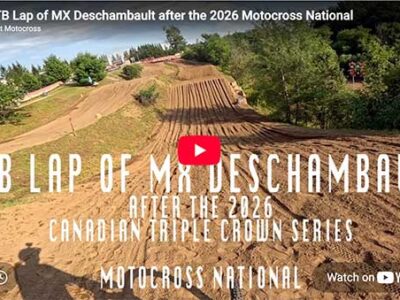 MTB Lap of MX Deschambault after the 2026 Triple Crown Motocross National