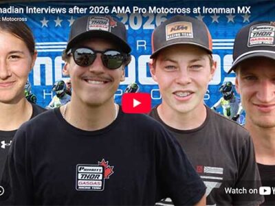 Canadian Interviews at 2026 Ironman MX