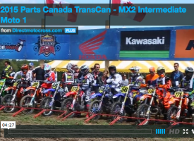 Video: Parts Canada TransCan – MX2 Intermediate Moto 1