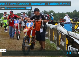 Video: Parts Canada TransCan – Women’s Moto 2