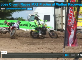 Video: Joey Crown Races Pro/Am at Walton Raceway