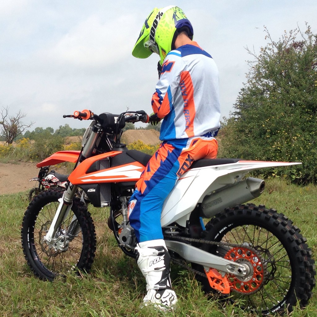 Jeff got to try the 2016 KTM 350 SXF this week. - KTM photo