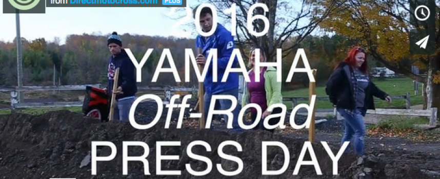 2016 Yamaha Off-Road Press Day at Motopark