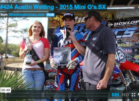 #424 Austin Watling – 2015 Mini O’s SX