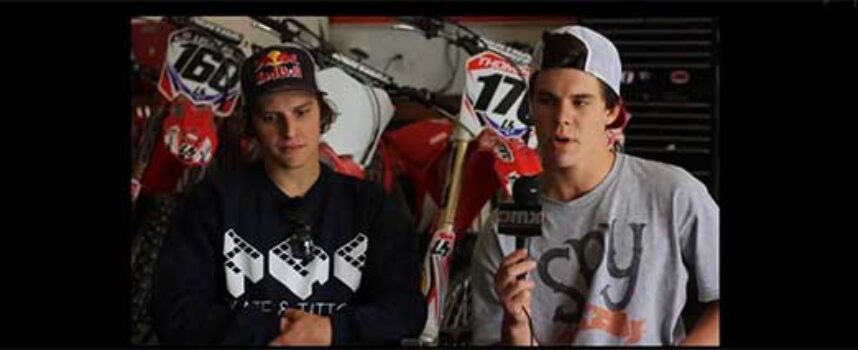 #TBT | Tyler Medaglia and Blake Savage Practicing on Cole Thompson’s SX Track