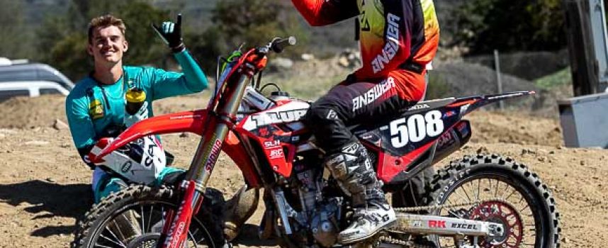 Video | Hunter Yoder and Max Miller Supercross Practice at Fox Raceway