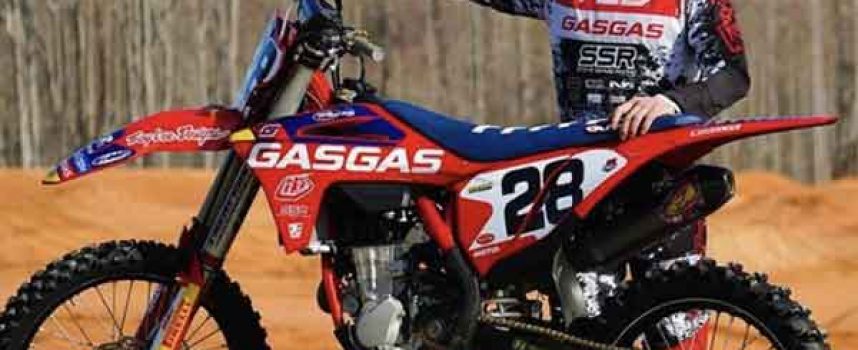 Sam Gaynor Re-Signs with TLD SSR Gas Gas to Race the 450 Class