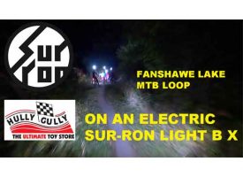 Video | Fanshawe Lake MTB Loop on an Electric Sur-Ron Light B X at Night