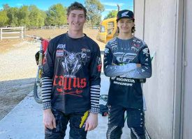 Mitchell Harrison and Noah Viney Training Supercross at Viney Ranch