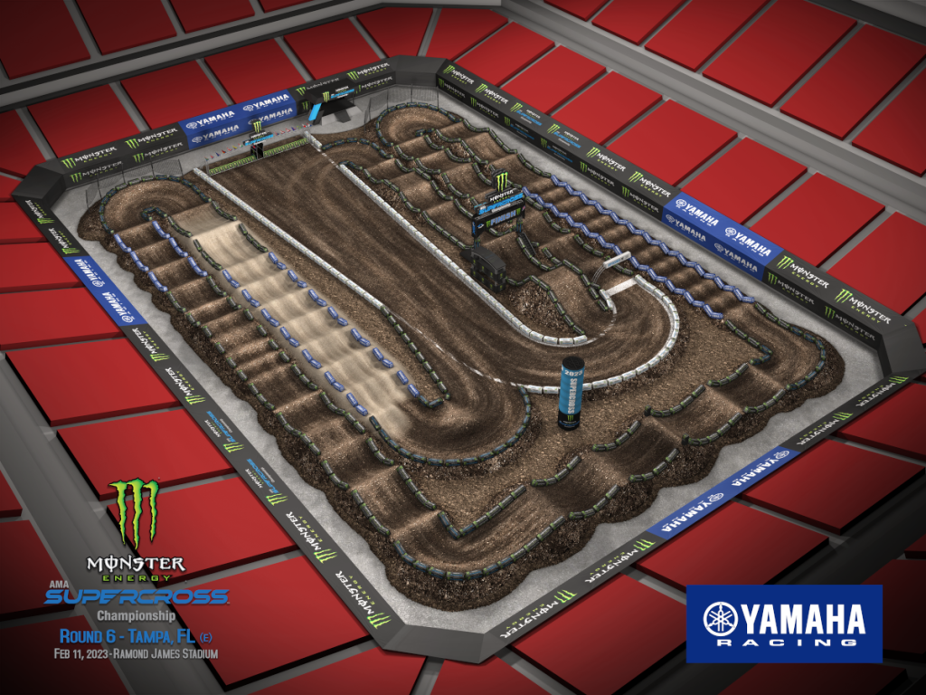 202 Tampa Supercross SX track map